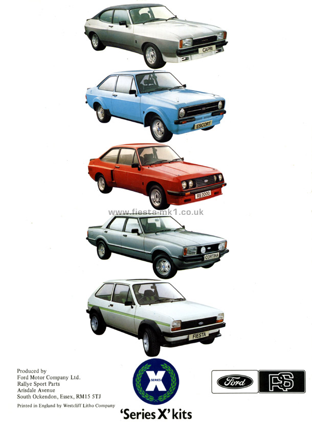 Fiesta MK1: Series-X - Back Cover