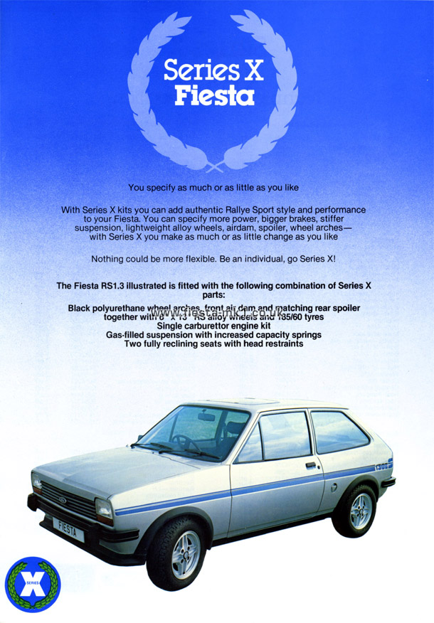 Fiesta MK1: Series-X Parts - Front Cover
