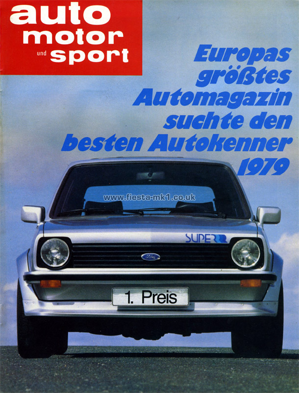 Auto Motor und Sport - Feature: Fiesta Super Build Special - Front Cover