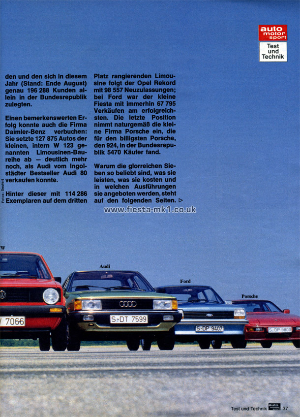Auto Motor und Sport - Group Test: Fiesta L - Page 2