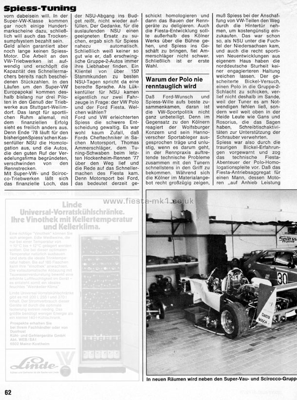 Sport Auto - Feature: Spiess Tuning Fiesta Group 2 - Page 2