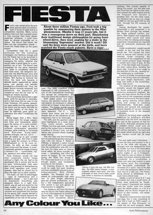 Auto Performance - History: Ford Fiesta - Page 1