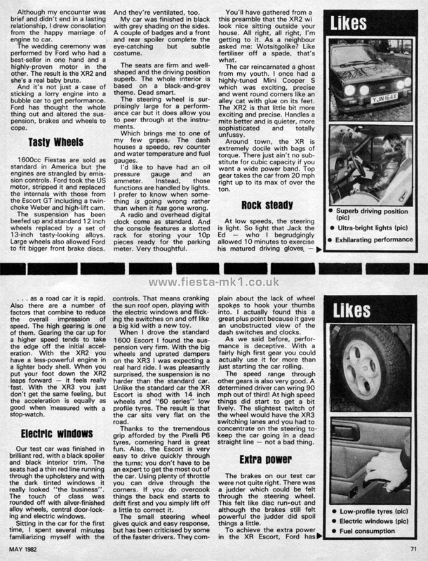 Car Mechanics - Road Test: Fiesta XR2 - Page 2