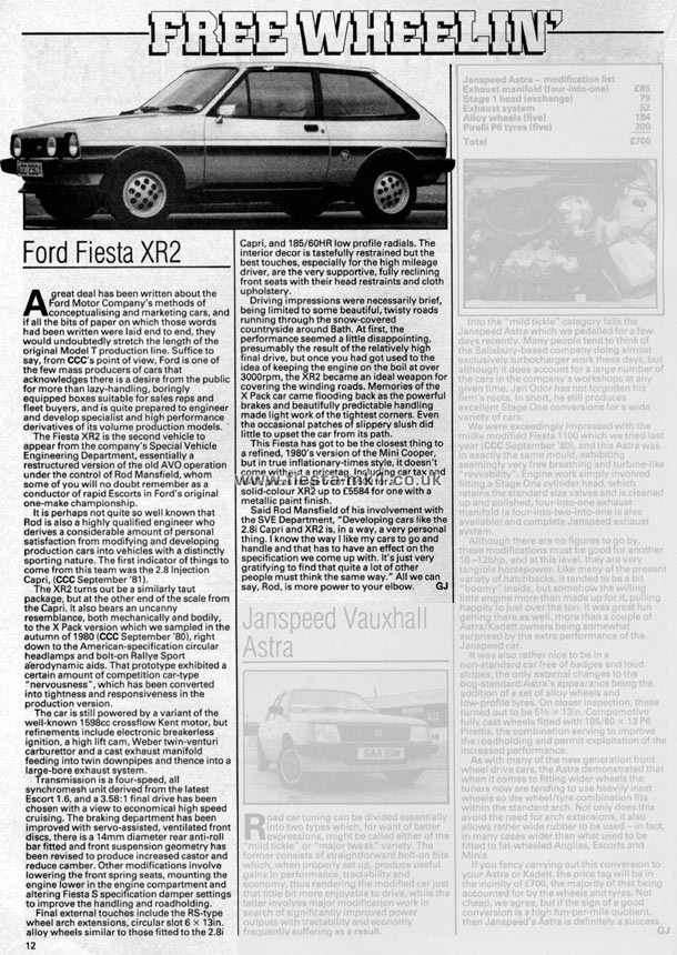 Cars and Car Conversions - News: Fiesta XR2 - Page 1
