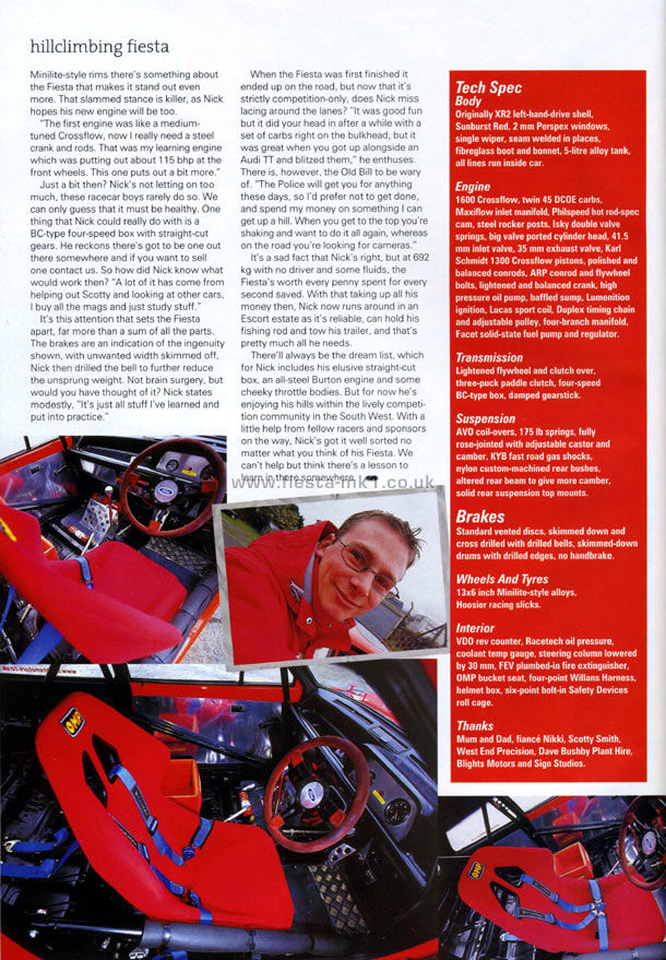 Classic Ford - Feature: Hillclimbing Fiesta - Page 5