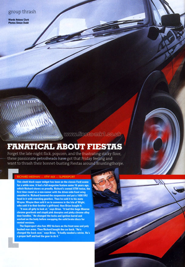 Classic Ford - Group Thrash: Fiesta XR2 Supersport - Page 1