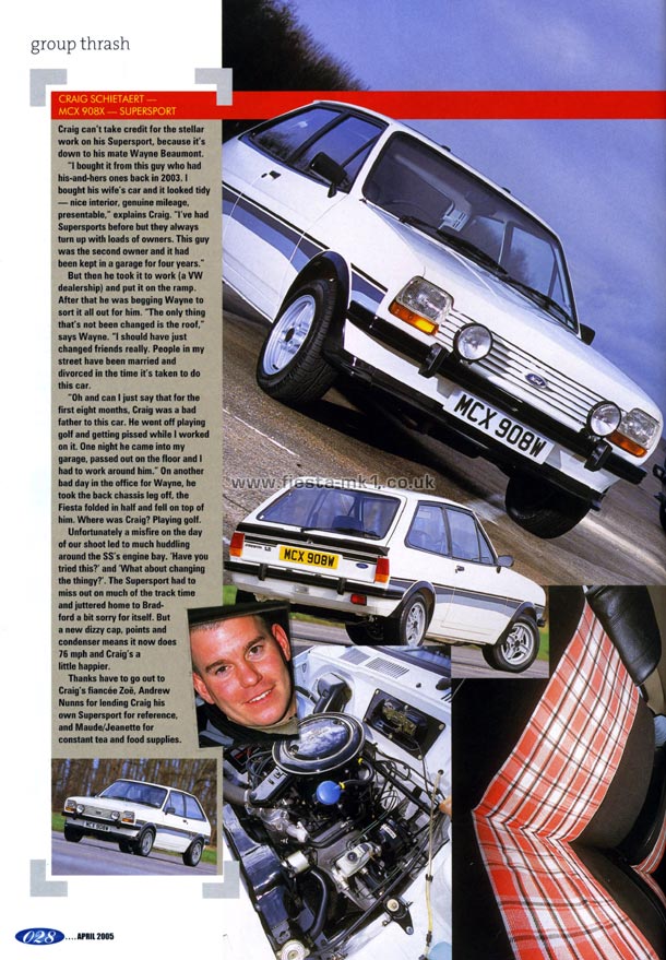 Classic Ford - Group Thrash: Fiesta XR2 Supersport - Page 5