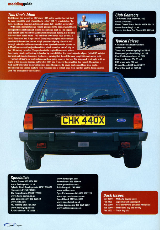 Classic Ford - Technical: Modifying Fiesta XR2 - Page 5
