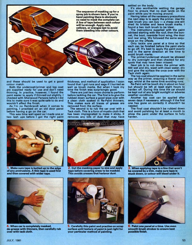 Popular Motoring - Technical: Fiesta Painting - Page 2