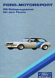 Fiesta MK1: Motorsport RS-Teileprogramm - Front Cover