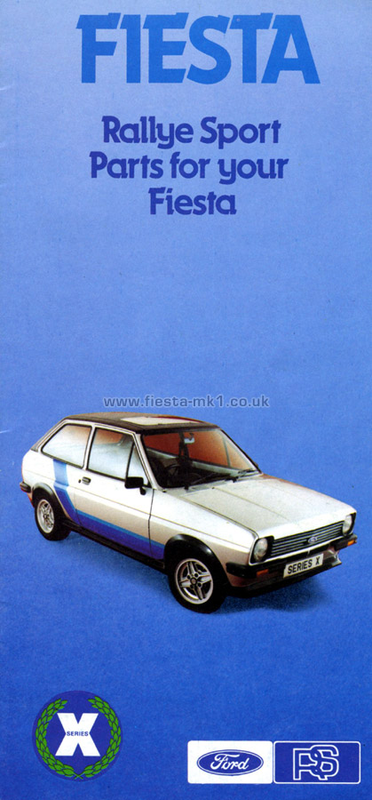 Fiesta MK1: Series-X Parts - Front Cover