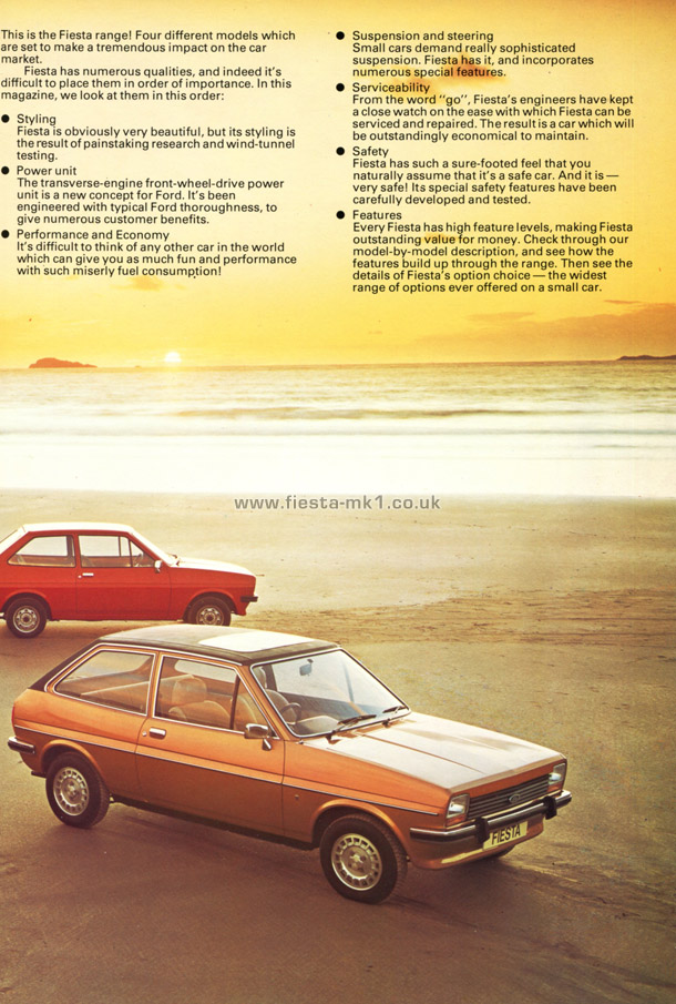 Fiesta MK1: Dealer Introduction Guide - Page 11