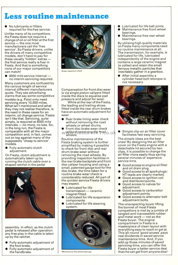 Fiesta MK1: Dealer Introduction Guide - Page 27