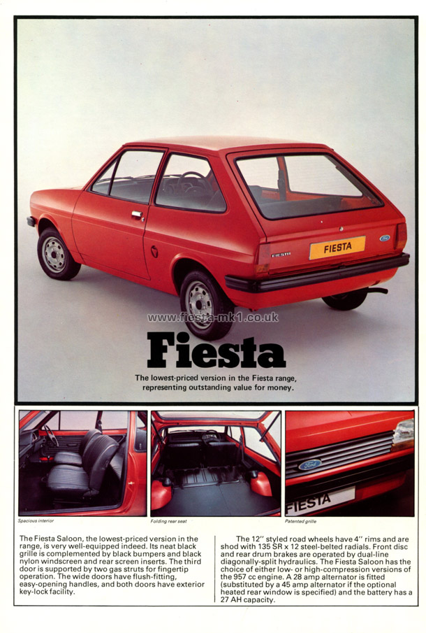 Fiesta MK1: Dealer Introduction Guide - Page 38