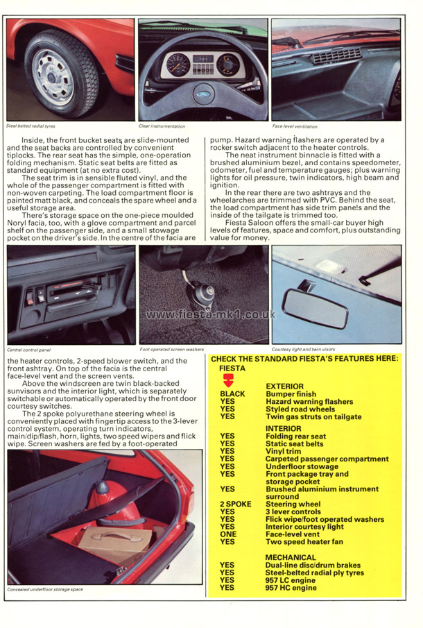 Fiesta MK1: Dealer Introduction Guide - Page 39