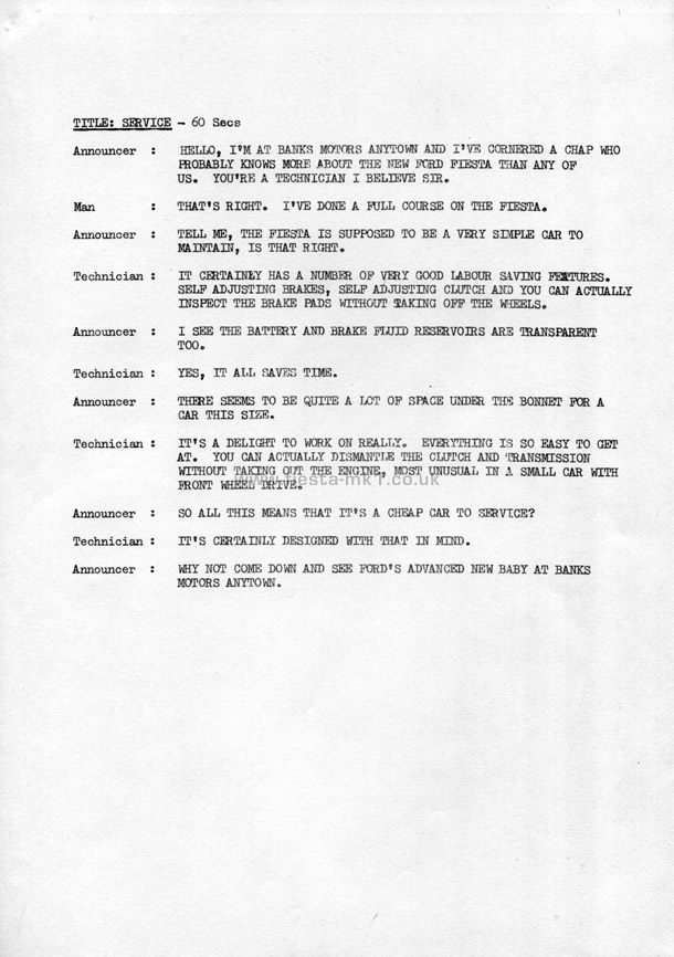 Fiesta MK1: National Advertising Media Plan - Page 4