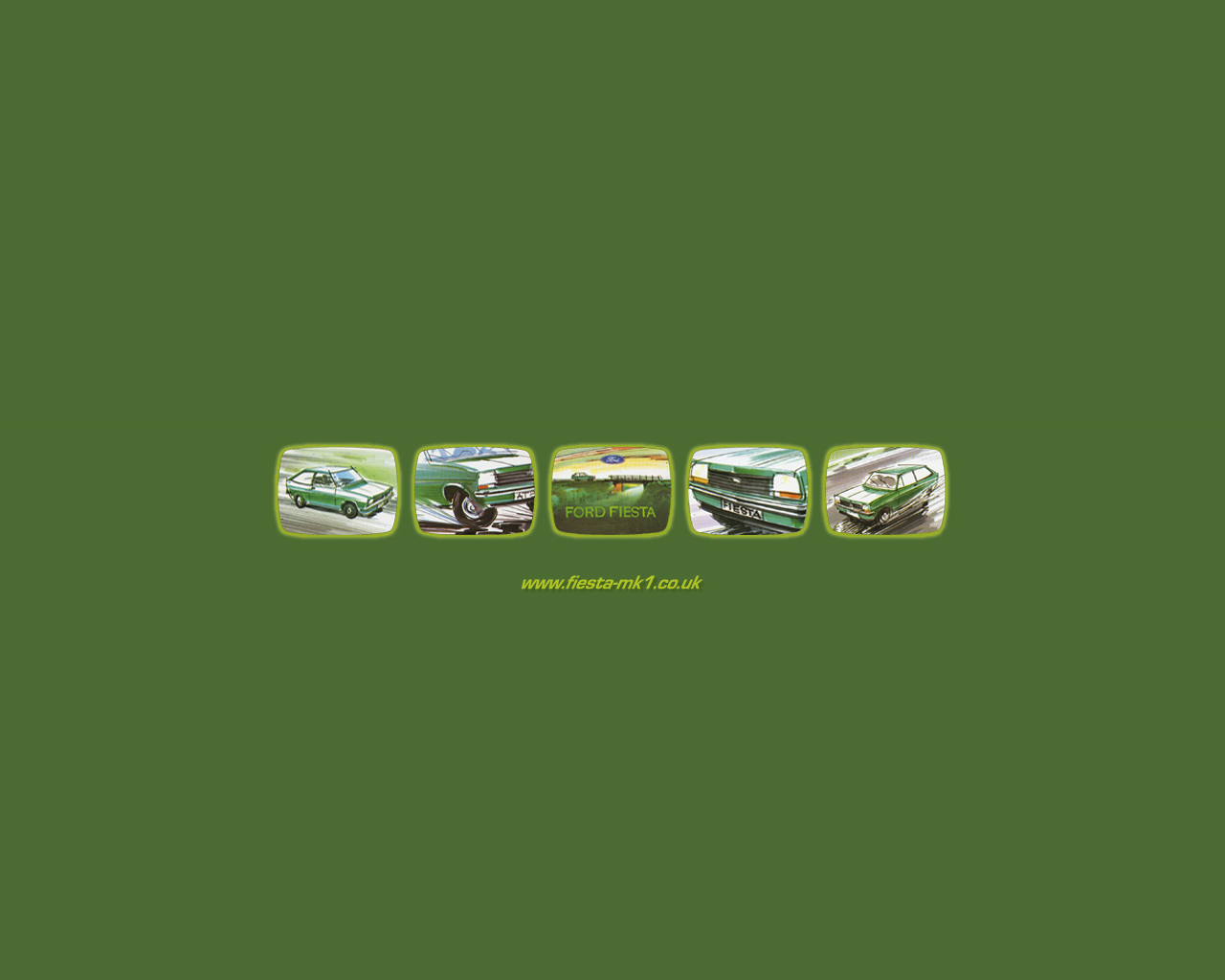 Fiesta MK1 Dark Green 1280 x 1024