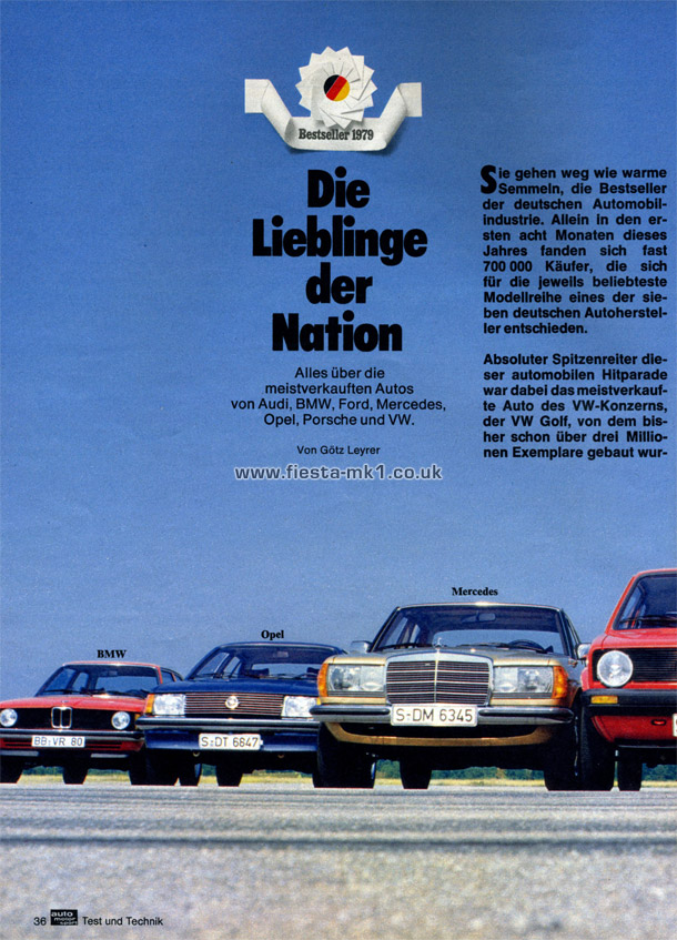 Auto Motor und Sport - Group Test: Fiesta L - Page 1