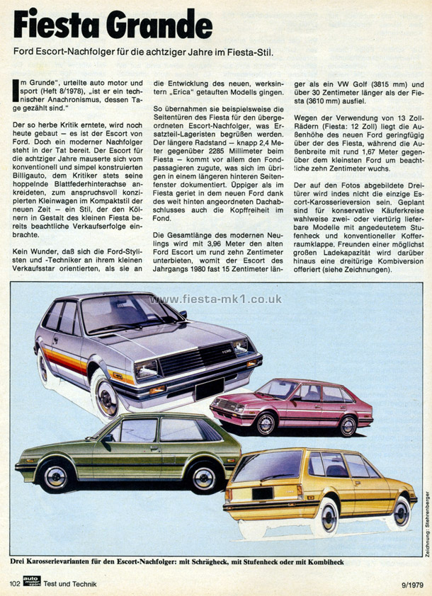 Auto Motor und Sport - News: Fiesta Successor - Page 1