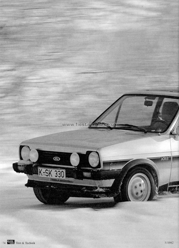 Auto Motor und Sport - Road Test: Fiesta XR2 - Page 1