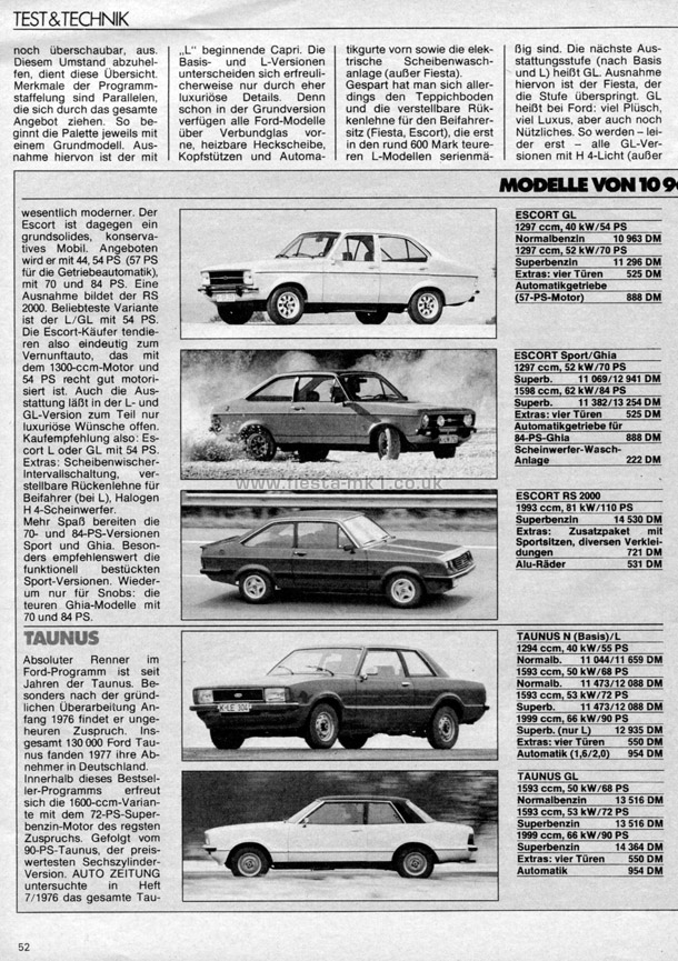Auto Zeitung - Group Test: Fiesta Base, L, Ghia, S - Page 2