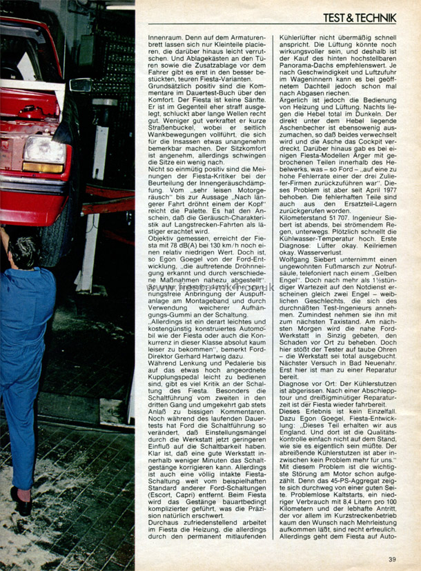 Auto Zeitung - Road Test: Fiesta L - Page 6