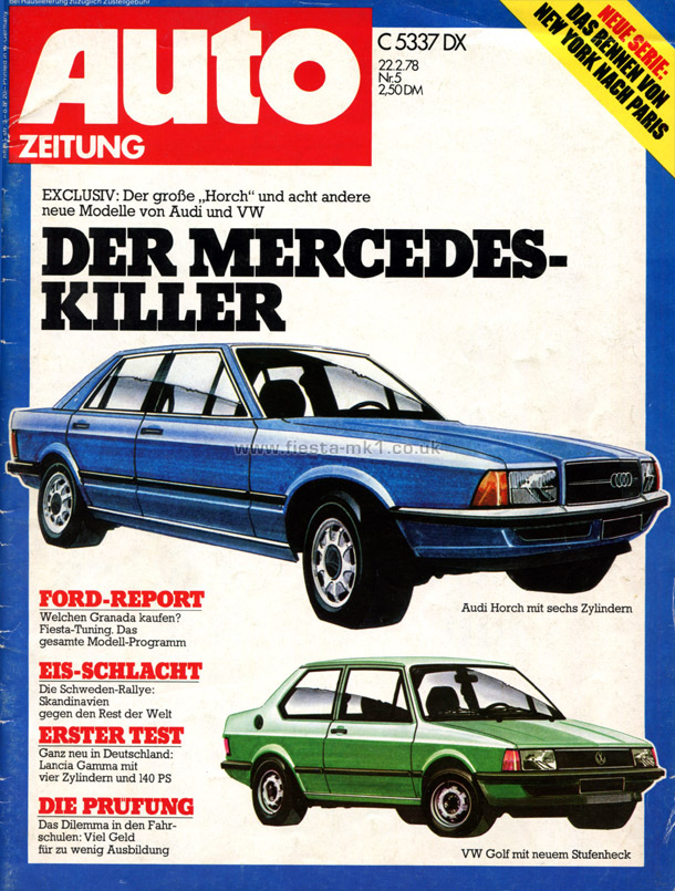 Auto Zeitung - Road Test: Gerstmann Fiesta - Front Cover