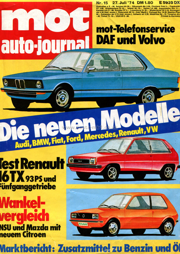 MOT Auto-Journal - New Car: Ford Fiesta - Front Cover