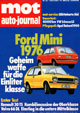 MOT Auto-Journal - New Car: Ford Fiesta - Front Cover