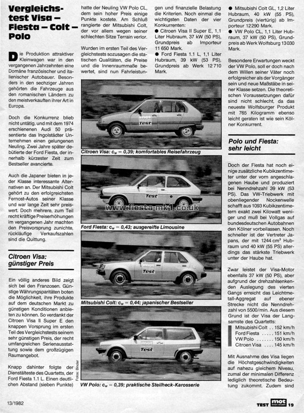 MOT Die Auto-Zeitschrift - Group Test: Fiesta 1.1 L - Page 3