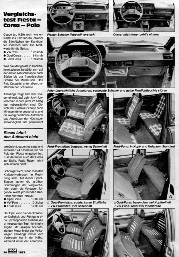 MOT Die Auto-Zeitschrift - Group Test: Fiesta 1300S (Sport) - Page 5