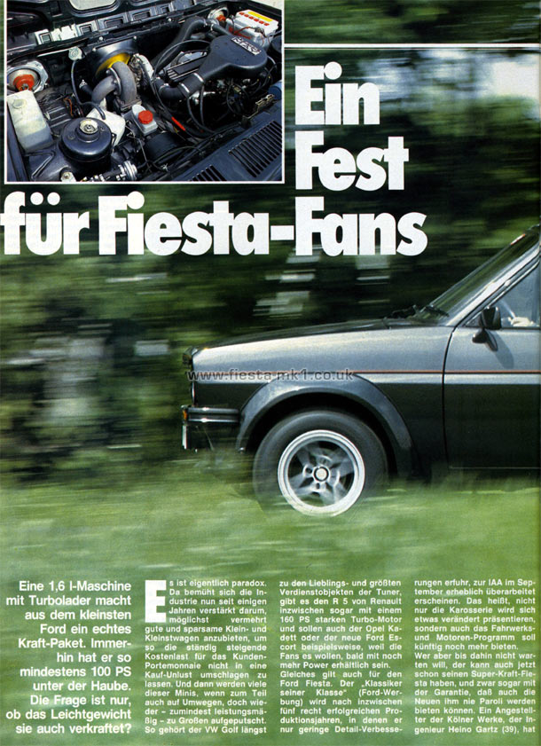 Rallye Racing - Road Test: Fiesta Turbo-May - Page 1