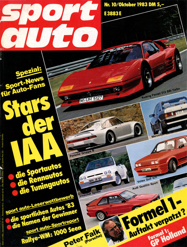 Sport Auto - Road Test: Fiesta XR2 - Front Cover