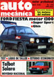 Auto Mecnica - Road Test: Fiesta Ghia - Front Cover