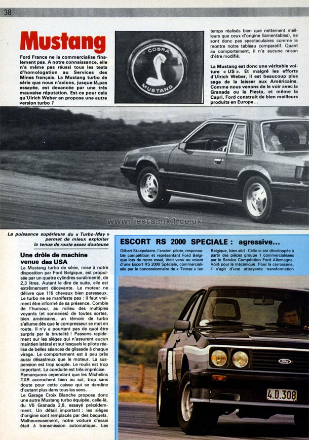 Auto Hebdo - Road Test: May Turbo Fiesta 1300S & Ghia - Page 11