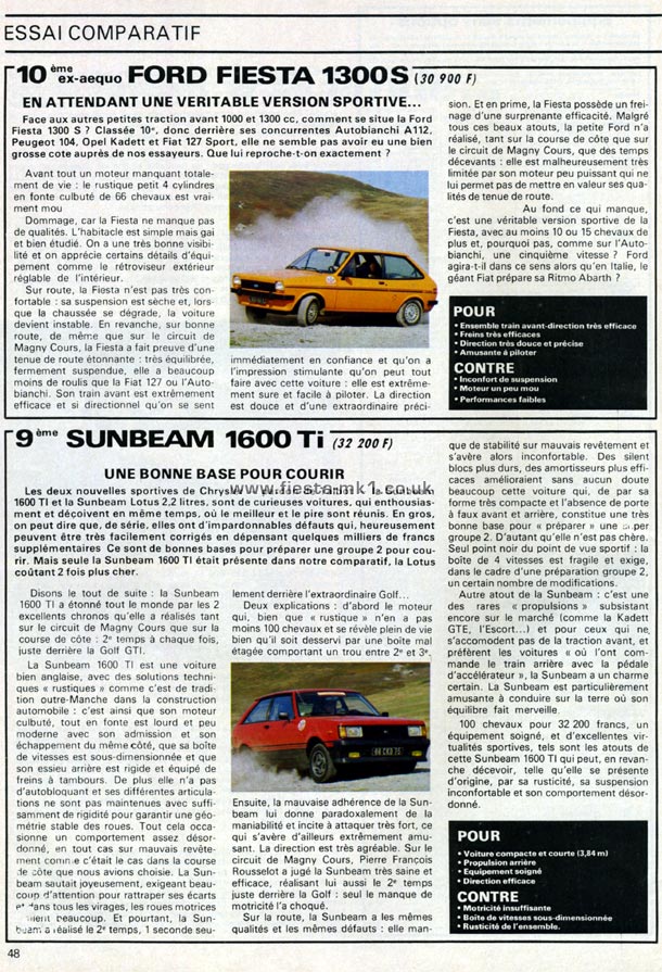 Echappement - Group Test: Fiesta 1300S (Sport) - Page 7