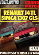 L'Auto-Journal - Road Test: Fiesta Ghia 6CV - Front Cover
