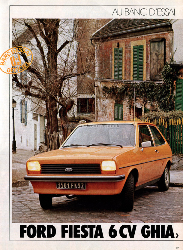 L'Auto-Journal - Road Test: Fiesta Ghia 6CV - Page 1