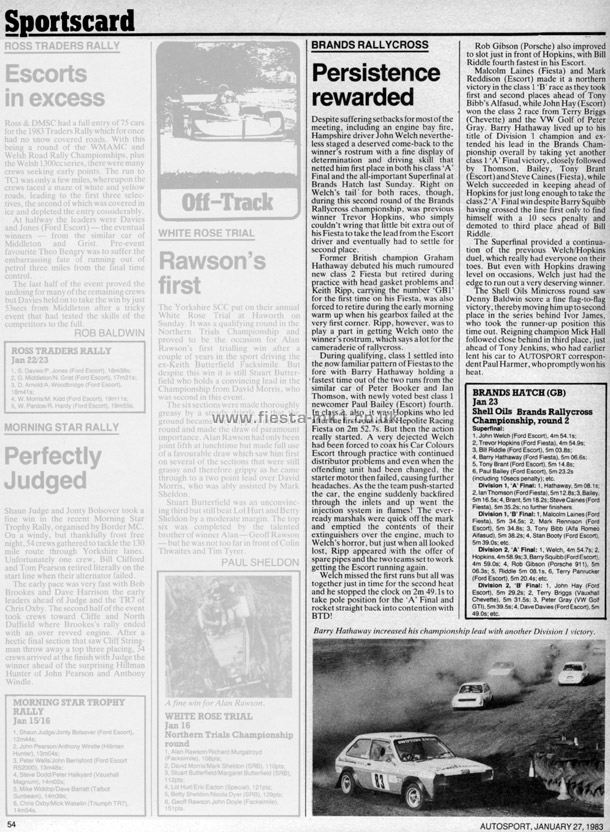 Autosport - News: Fiesta Rallycross Barry Hathaway - Page 1