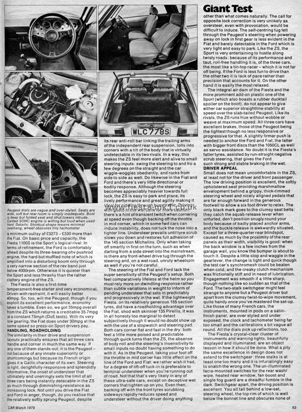 Car - Group Test: Fiesta 1100S - Page 4