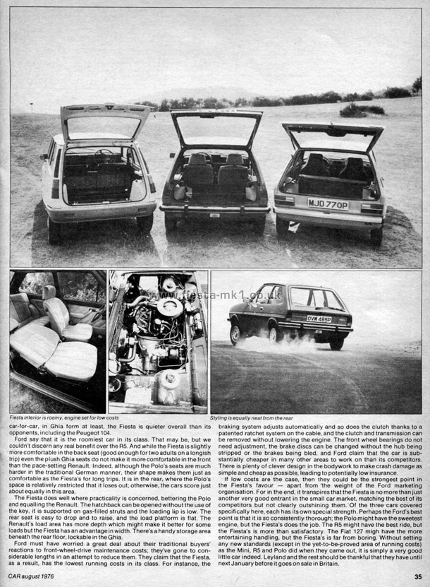 Car - Group Test: Fiesta Ghia - Page 6