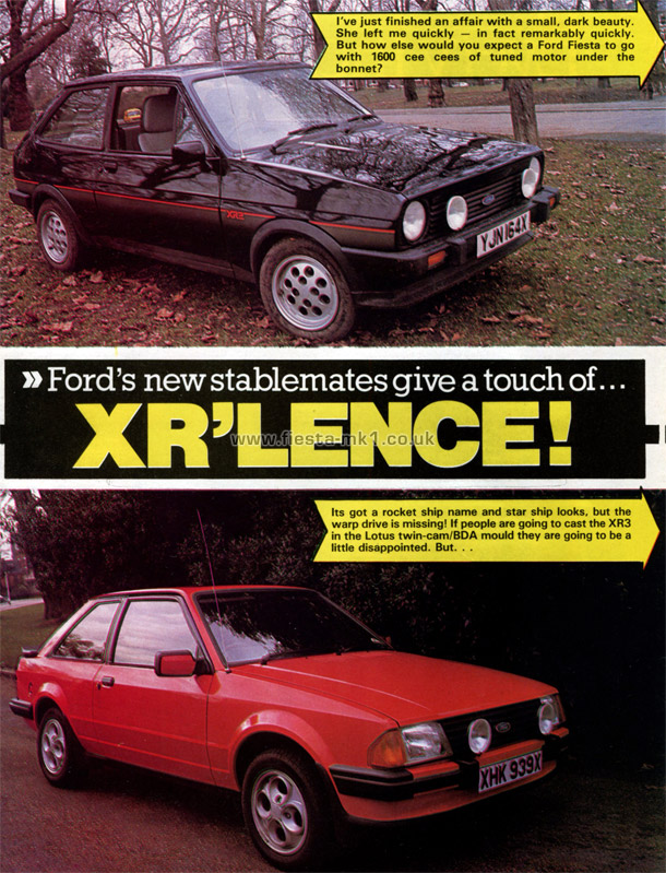 Car Mechanics - Road Test: Fiesta XR2 - Page 1