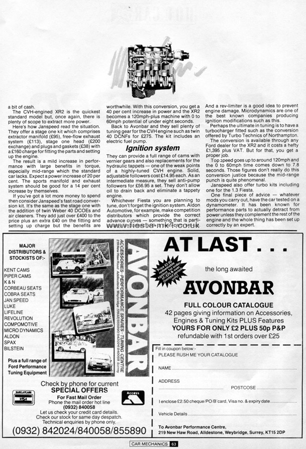 Car Mechanics - Technical: Tuning Fiesta Engines - Page 4