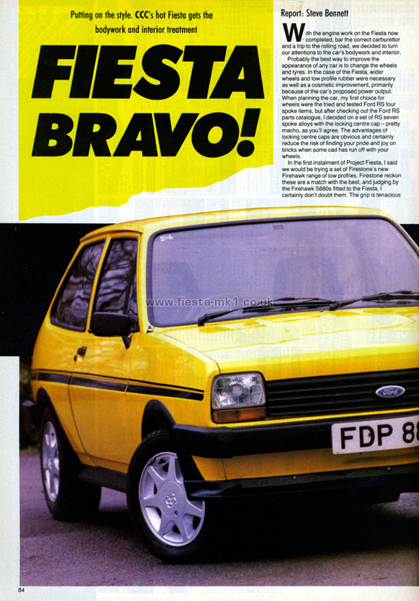 Cars and Car Conversions - Feature: Project Fiesta 1300S (Sport) - Page 1