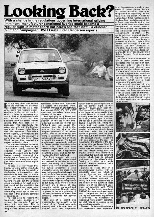1978 Ford fiesta rwd #8