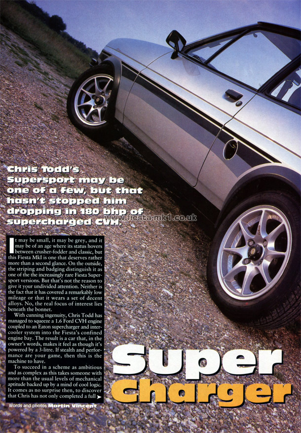 Classic Ford - Feature: Fiesta Supersport - Page 1