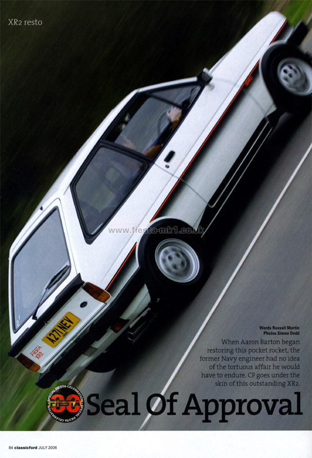 Classic Ford - Feature: Fiesta XR2 - Page 1