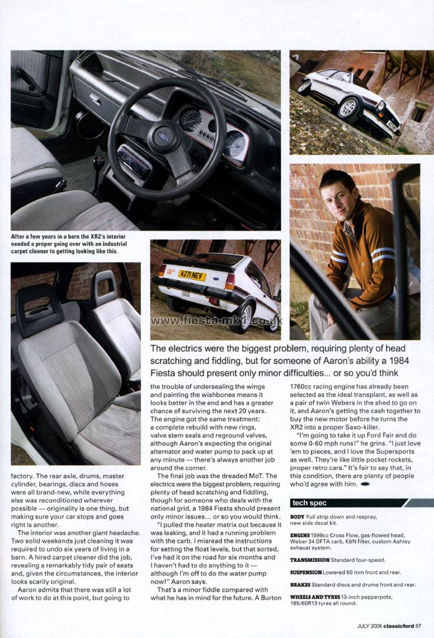 Classic Ford - Feature: Fiesta XR2 - Page 4