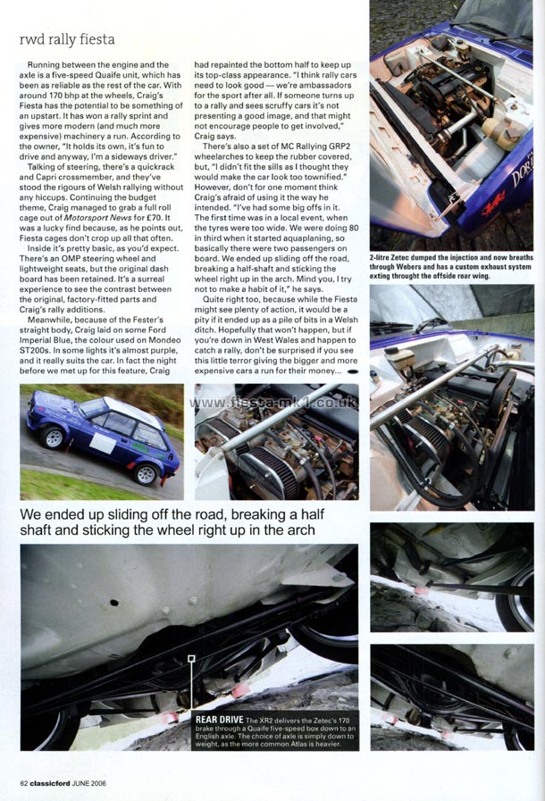 Classic Ford - Feature: RWD Rally Fiesta - Page 5