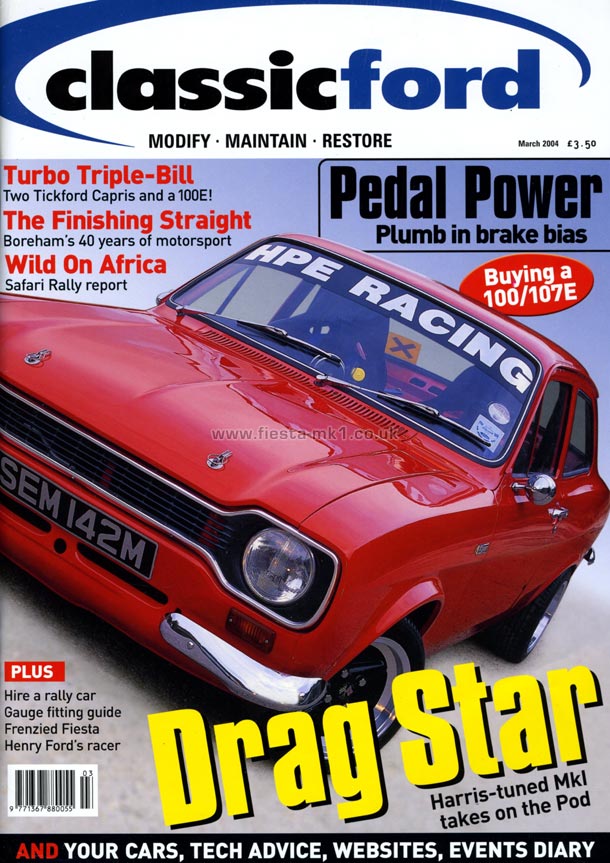 Classic Ford - Feature: Zetec Fiesta - Front Cover